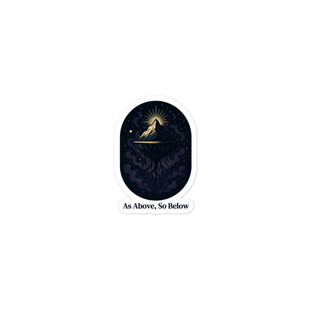 As Above Sticker